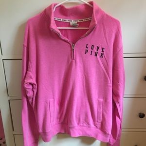 PINK Victoria’s Secret M Quarter Zip